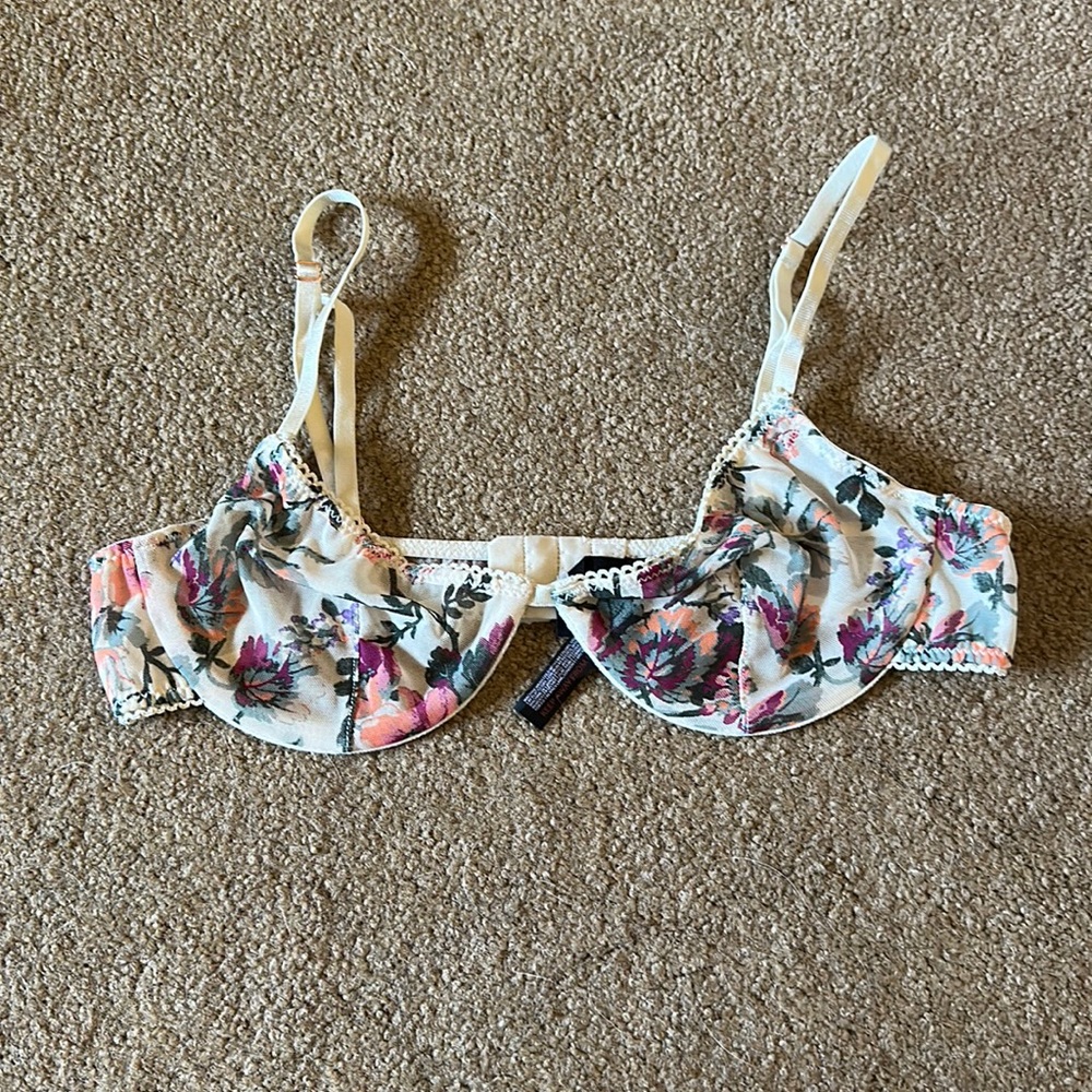 Urban outfitters floral bralette